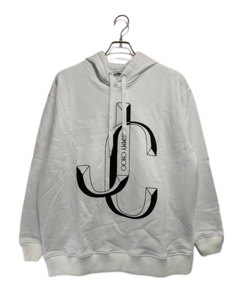JIMMY CHOO（ジミーチュウ）JIMMY CHOO (ジミーチュウ) プルオーバーパーカー ホワイト サイズ:S 未使用品の古着・服飾アイテム