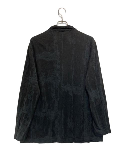 TRANSIT（トランジット）TRANSIT (トランジット) リネンコットンジャケット ブラック サイズ:XLの古着・服飾アイテム