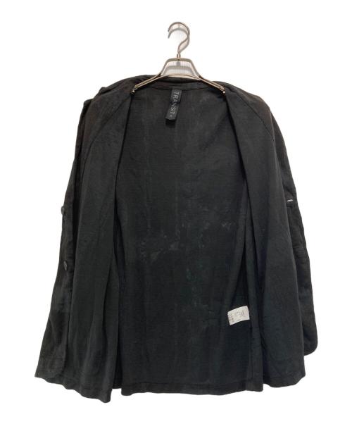 TRANSIT（トランジット）TRANSIT (トランジット) リネンコットンジャケット ブラック サイズ:XLの古着・服飾アイテム