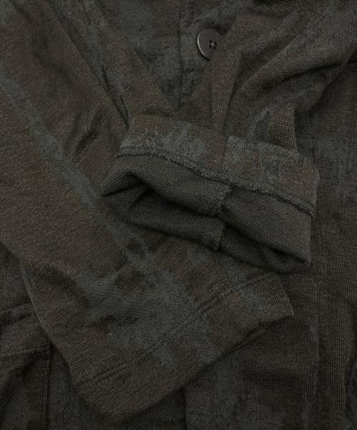 TRANSIT（トランジット）TRANSIT (トランジット) リネンコットンジャケット ブラック サイズ:XLの古着・服飾アイテム