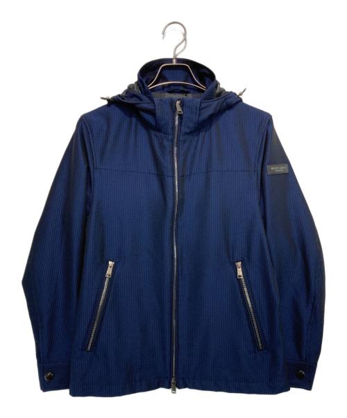 BLACK LABEL CRESTBRIDGE（ブラックレーベル クレストブリッジ）BLACK LABEL CRESTBRIDGE (ブラックレーベル クレストブリッジ) フーデッドジャケット ネイビー サイズ:Mの古着・服飾アイテム