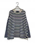 POLO RALPH LAURENポロ・ラルフローレン）の古着「ボーダーニット」｜ブルー