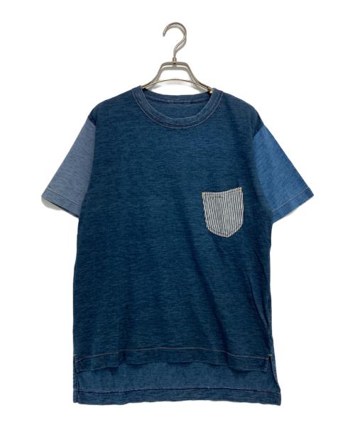 45R（フォーティファイブ・アール）45R (フォーティファイブ・アール) インディゴ全員集合の908オーシャンTシャツ/半袖カットソー インディゴ サイズ:/0の古着・服飾アイテム