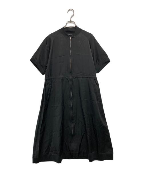 Y's for living（ワイズフォーリビング）Y'S for living (ワイズフォーリビング) 半袖ジップワンピース ブラック サイズ:-の古着・服飾アイテム