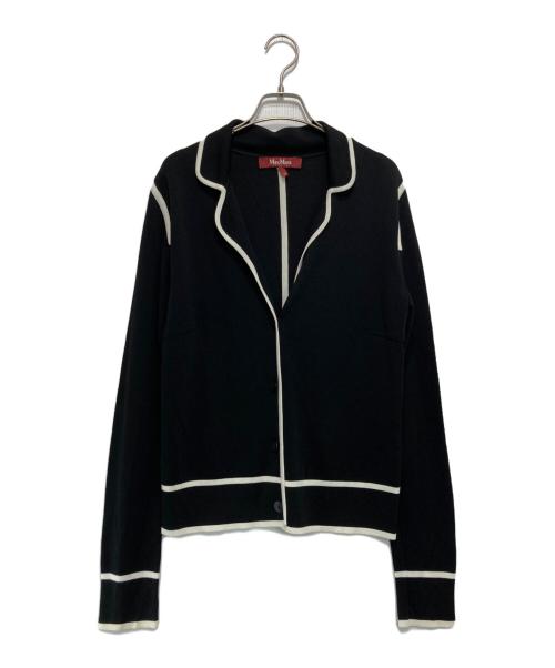 Max Mara Studio（マックスマーラ ストゥディオ）MAX MARA STUDIO (マックスマーラ ストゥディオ) ラインジャケット ブラック サイズ:Mの古着・服飾アイテム