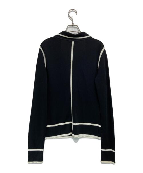 Max Mara Studio（マックスマーラ ストゥディオ）MAX MARA STUDIO (マックスマーラ ストゥディオ) ラインジャケット ブラック サイズ:Mの古着・服飾アイテム