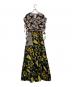 3.1 phillip lim (スリーワンフィリップリム) PATCHWORK LONG DRESS/花柄ワンピース ブラック：5000円
