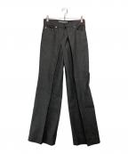 JOHN LAWRENCE SULLIVANジョン ローレンス サリバン）の古着「フロントタックワイドパンツ」｜グレー