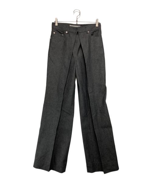 JOHN LAWRENCE SULLIVAN（ジョン ローレンス サリバン）JOHN LAWRENCE SULLIVAN (ジョン ローレンス サリバン) フロントタックワイドパンツ グレー サイズ:46の古着・服飾アイテム