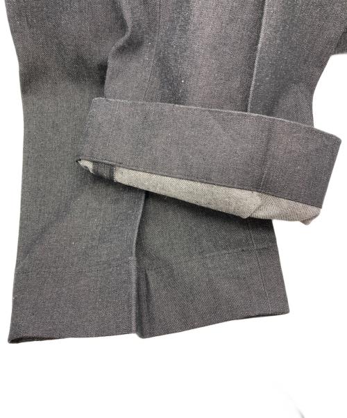 JOHN LAWRENCE SULLIVAN（ジョン ローレンス サリバン）JOHN LAWRENCE SULLIVAN (ジョン ローレンス サリバン) フロントタックワイドパンツ グレー サイズ:46の古着・服飾アイテム