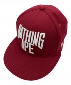 New Era×A BATHING APEニューエラ×ア ベイシング エイプ）の古着「キャップ」｜レッド