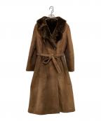 LOEWEロエベ）の古着「ムートンコート」｜ブラウン