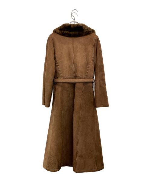 LOEWE（ロエベ）LOEWE (ロエベ) ムートンコート ブラウン サイズ:40の古着・服飾アイテム