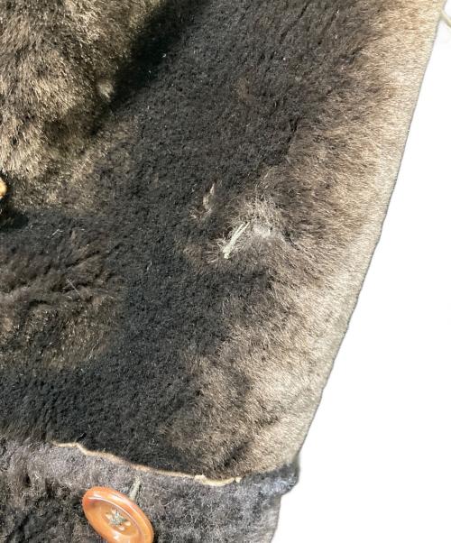 LOEWE（ロエベ）LOEWE (ロエベ) ムートンコート ブラウン サイズ:40の古着・服飾アイテム