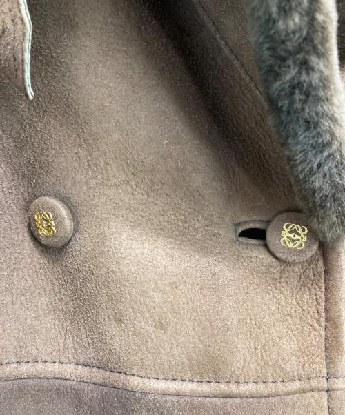 LOEWE（ロエベ）LOEWE (ロエベ) ムートンコート ブラウン サイズ:40の古着・服飾アイテム
