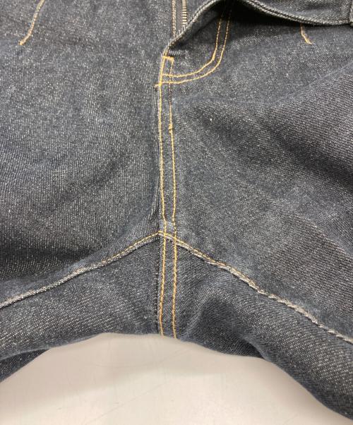 Knuth Marf（クヌースマーフ）KNUTH MARF (クヌースマーフ) ワイドデニムパンツ インディゴ サイズ:Sの古着・服飾アイテム