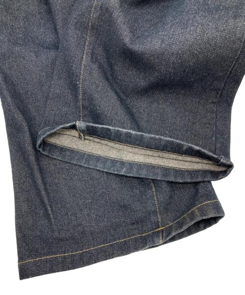 Knuth Marf（クヌースマーフ）KNUTH MARF (クヌースマーフ) ワイドデニムパンツ インディゴ サイズ:Sの古着・服飾アイテム