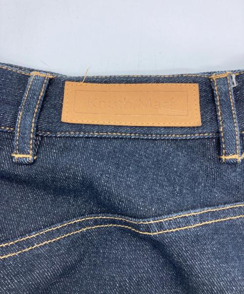 Knuth Marf（クヌースマーフ）KNUTH MARF (クヌースマーフ) ワイドデニムパンツ インディゴ サイズ:Sの古着・服飾アイテム