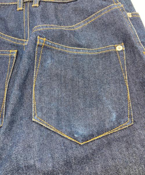 Knuth Marf（クヌースマーフ）KNUTH MARF (クヌースマーフ) denim buggy pants/デニムバギーパンツ インディゴ サイズ:Sの古着・服飾アイテム