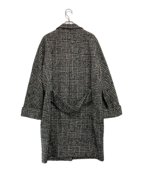 Couture d'adam（クチュールドアダム）COUTURE D'ADAM (クチュールドアダム) グレンチェック コクーンコート ブラック サイズ:-の古着・服飾アイテム