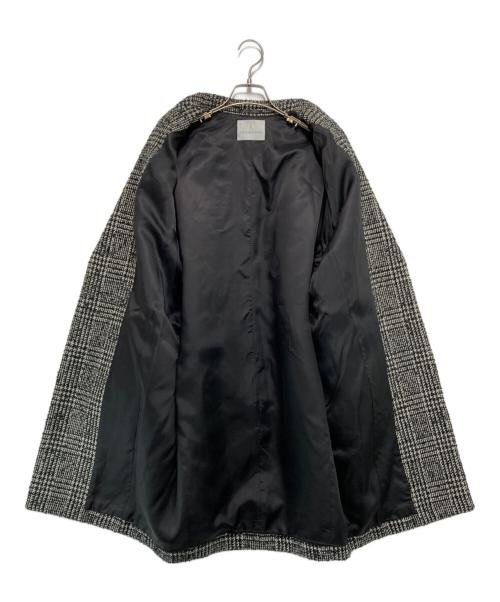 Couture d'adam（クチュールドアダム）COUTURE D'ADAM (クチュールドアダム) グレンチェック コクーンコート ブラック サイズ:-の古着・服飾アイテム