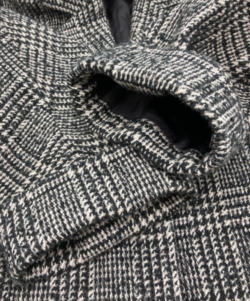 Couture d'adam（クチュールドアダム）COUTURE D'ADAM (クチュールドアダム) グレンチェック コクーンコート ブラック サイズ:-の古着・服飾アイテム
