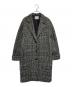 COUTURE D'ADAM（クチュールドアダム）の古着「グレンチェック コクーンコート」｜ブラック