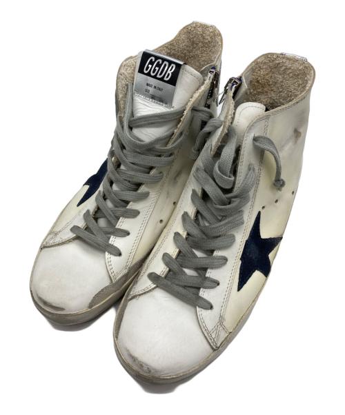 GOLDEN GOOSE（ゴールデングース）GOLDEN GOOSE (ゴールデングース) GGDB FRANCY/ハイカットスニーカー ホワイト サイズ:38 未使用品の古着・服飾アイテム