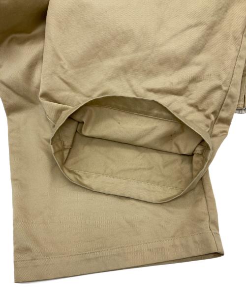 CLOTH&CROSS（クロスアンドクロス）CLOTH&CROSS (クロスアンドクロス) タックワイドパンツ ベージュ サイズ:2の古着・服飾アイテム