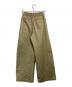 CLOTH&CROSS (クロスアンドクロス) タックワイドパンツ ベージュ サイズ:2：5000円
