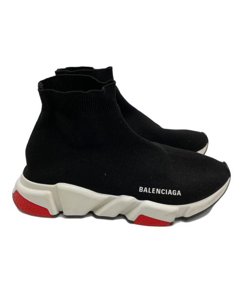 BALENCIAGA（バレンシアガ）BALENCIAGA (バレンシアガ) SPEED TRAINER/ハイカットスニーカー ブラック サイズ:27の古着・服飾アイテム