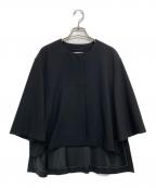 LE PHILル フィル）の古着「ハイストレッチダンボールジャケット」｜ブラック