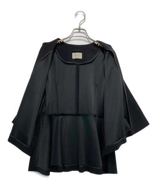 LE PHIL（ル フィル）LE PHIL (ル フィル) ハイストレッチダンボールジャケット ブラック サイズ:Fの古着・服飾アイテム