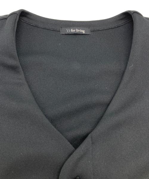Y's for living（ワイズフォーリビング）Y'S for living (ワイズフォーリビング) ノースリーブワンピース/ロングジレ ブラック サイズ:-の古着・服飾アイテム