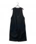 Y'S for living（ワイズフォーリビング）の古着「ノースリーブワンピース/ロングジレ」｜ブラック