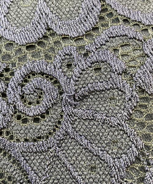 LAUREN RALPH LAUREN（ローレンラルフローレン）LAUREN RALPH LAUREN (ローレンラルフローレン) 半袖レースワンピース ネイビーの古着・服飾アイテム