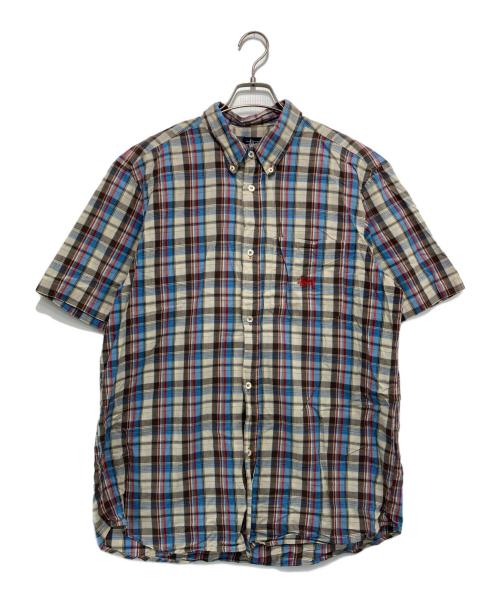 OLDstussy（オールドステューシー）OLDstussy (オールドステューシー) ［古着］90’sチェックシャツ ベージュ サイズ:XLの古着・服飾アイテム