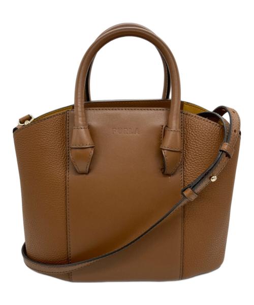 FURLA（フルラ）FURLA (フルラ) ミアステラ/2WAYトートバッグ ブラウンの古着・服飾アイテム