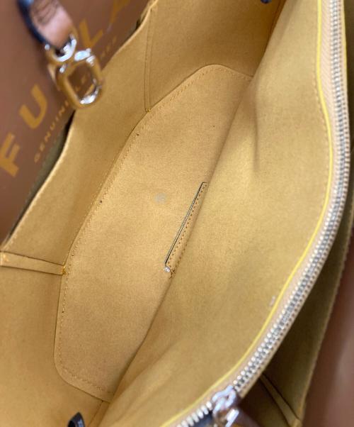 FURLA（フルラ）FURLA (フルラ) ミアステラ/2WAYトートバッグ ブラウンの古着・服飾アイテム