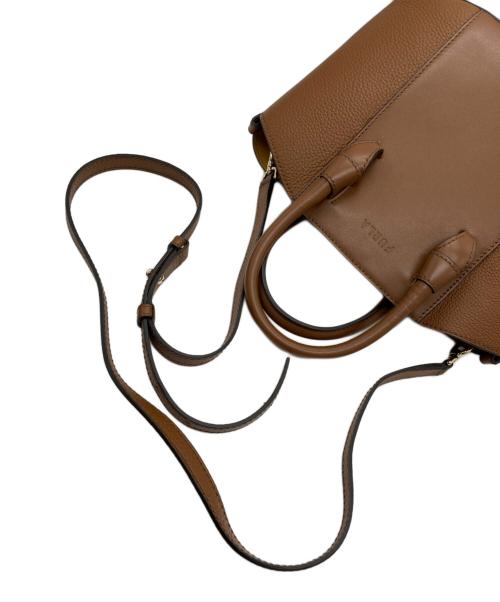 FURLA（フルラ）FURLA (フルラ) ミアステラ/2WAYトートバッグ ブラウンの古着・服飾アイテム
