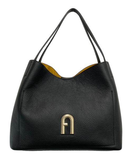 FURLA（フルラ）FURLA (フルラ) プリムラ ホーボーバッグ ブラックの古着・服飾アイテム