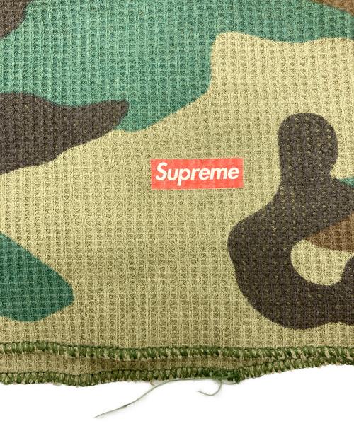 Hanes（ヘインズ）Hanes (ヘインズ) Supreme (シュプリーム) Thermal Crew カーキ サイズ:Mの古着・服飾アイテム