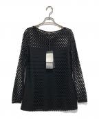 ESCADAエスカーダ）の古着「メッシュカットソー」｜ブラック