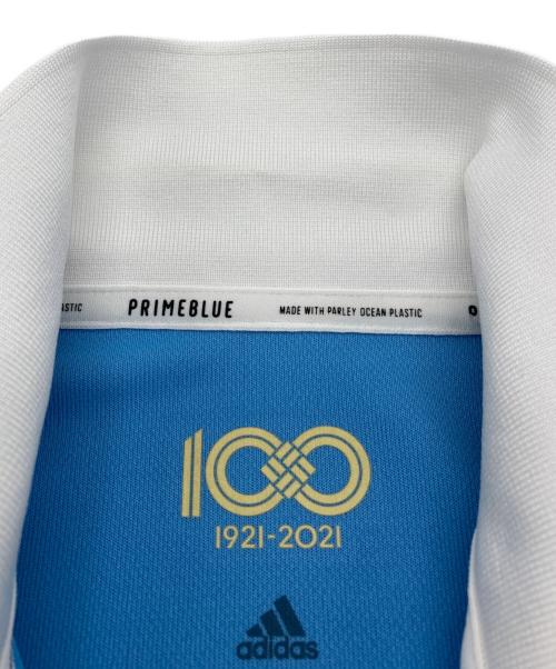 adidas（アディダス）adidas (アディダス) 日本代表 100 周年アニバーサリーユニフォーム スカイブルー サイズ:Lの古着・服飾アイテム