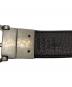 中古・古着 GUCCI (グッチ) ダブルG リバーシブル スリムベルト ブラック×ブラウン サイズ:90・36：25000円