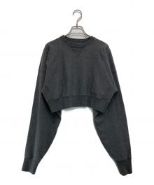 TODAYFUL（トゥデイフル）の古着「Cropped Sweat Pullover」｜グレー