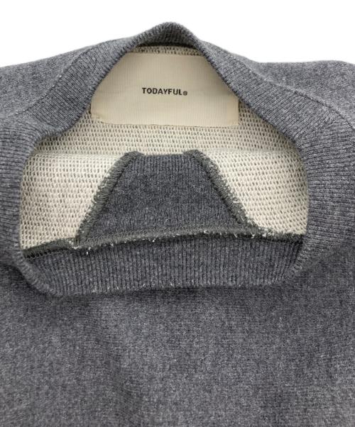 TODAYFUL（トゥデイフル）TODAYFUL (トゥデイフル) Cropped Sweat Pullover グレー サイズ:Fの古着・服飾アイテム