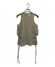 TODAYFUL（トゥデイフル）の古着「Side Gather Tops」｜ベージュ