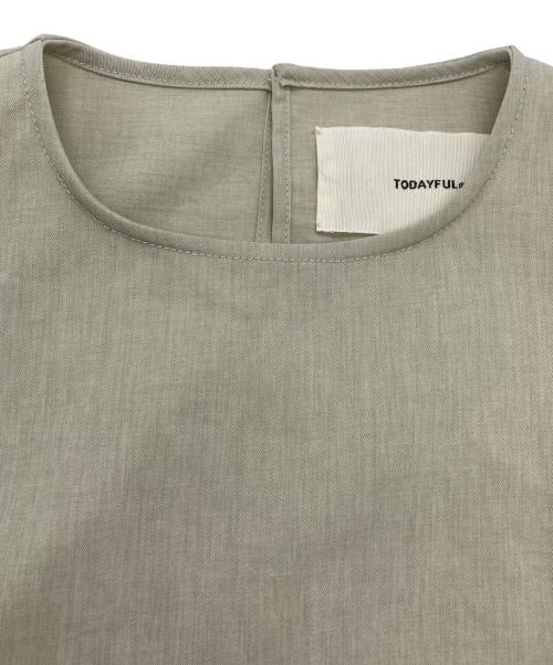 TODAYFUL（トゥデイフル）TODAYFUL (トゥデイフル) Side Gather Tops ベージュ サイズ:Fの古着・服飾アイテム