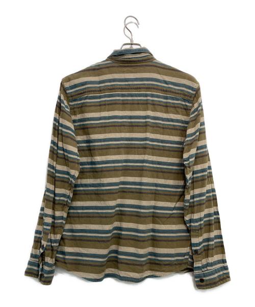 Patagonia（パタゴニア）Patagonia (パタゴニア) LW Fjord Flannel Shirt カーキ サイズ:Mの古着・服飾アイテム